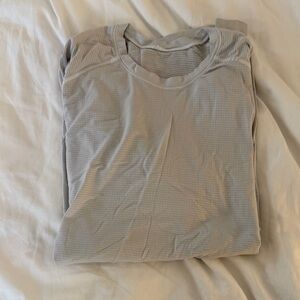 White lululemon athletic dri fit tshirt